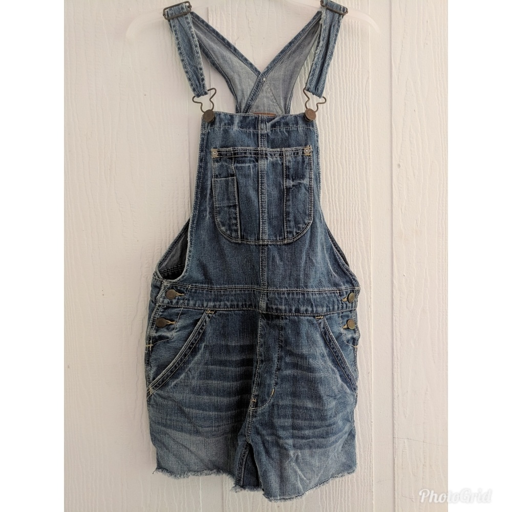 Denim Overall shorts